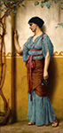 John William Godward The Trysting Place oil painting reproduction