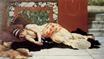 John William Godward When the Heart is Young oil painting reproduction