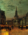 John Atkinson Grimshaw Blackman Street, London, 1885 oil painting reproduction