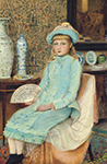John Atkinson Grimshaw Blue Belle, 1877 oil painting reproduction