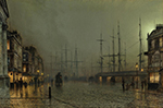 John Atkinson Grimshaw Broomielaw, Glasgow, 1886 oil painting reproduction