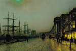 John Atkinson Grimshaw Canny Glasgow, 1887 oil painting reproduction