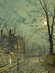 John Atkinson Grimshaw Evening Shadows, 1881 oil painting reproduction
