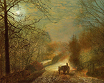 John Atkinson Grimshaw Forge Valley, near Scarborough, 1875 oil painting reproduction