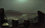 John Atkinson Grimshaw From the Castle, Roundhay Park, 1872 oil painting reproduction