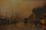John Atkinson Grimshaw Liverpool Docks 3 oil painting reproduction