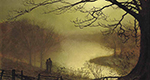 John Atkinson Grimshaw Roundhay Lake, 1877 oil painting reproduction