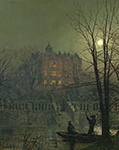 John Atkinson Grimshaw Under the Moonbeams, 1882 oil painting reproduction