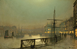 John Atkinson Grimshaw Whitby oil painting reproduction