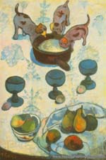 Paul Gauguin Still-Life with Puppies oil painting reproduction
