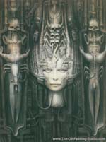 H.R. Giger Li II oil painting reproduction