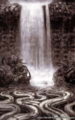 H.R. Giger Cateract oil painting reproduction