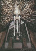 H.R. Giger Mirror Image oil painting reproduction