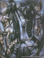H.R. Giger Vlad Tepes oil painting reproduction