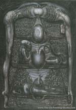 H.R. Giger Hieroglyphs oil painting reproduction