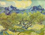 Vincent Van Gogh Landscape with Olive Trees oil painting reproduction