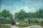 Vincent Van Gogh The Voyer d'Argenson Park in Asnieres oil painting reproduction