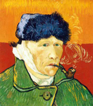 Vincent Van Gogh Self-Portrait with Bandaged Ear (Impasto Paint) oil painting reproduction