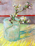Vincent Van Gogh Blossoming Almond Branch in a Glass oil painting reproduction