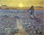 Vincent Van Gogh The Sower oil painting reproduction