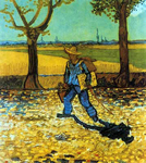 Vincent Van Gogh The Painter on his Way to Work oil painting reproduction