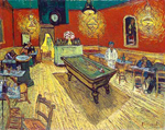 Vincent Van Gogh The Night Cafe (Thick Impasto Paint) oil painting reproduction