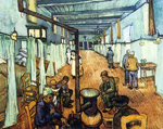 Vincent Van Gogh Dormitory in the Hospital oil painting reproduction