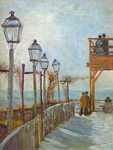 Vincent Van Gogh Montmartre oil painting reproduction