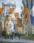 Frederick Childe Hassam Avenue of the Allies 02, 1918 oil painting reproduction