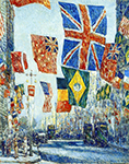 Frederick Childe Hassam Avenue of the Allies, Great Britain, 1918 oil painting reproduction