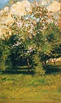 Frederick Childe Hassam Blossoming Trees, 1882 oil painting reproduction