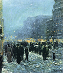 Frederick Childe Hassam Broadway and 42nd Street, 1902 oil painting reproduction