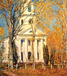 Frederick Childe Hassam Church at Old Lyme, 1905 oil painting reproduction