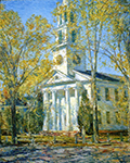 Frederick Childe Hassam Church at Old Lyme, 1906 oil painting reproduction