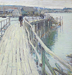 Frederick Childe Hassam Dock Scene, Gloucester, 1894 oil painting reproduction