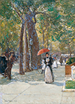 Frederick Childe Hassam Fifth Avenue at Washington Square, New York, 1891 oil painting reproduction