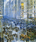 Frederick Childe Hassam Fifth Avenue in Winter, 1919 oil painting reproduction
