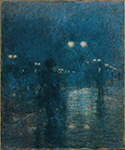 Frederick Childe Hassam Fifth Avenue Nocturne, 1895 oil painting reproduction
