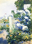 Frederick Childe Hassam Garden by the Sea, Isles of Shoals, 1892 oil painting reproduction