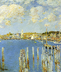 Frederick Childe Hassam Gloucester Inner Harbor, 1899 oil painting reproduction