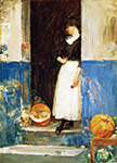 Frederick Childe Hassam La Fruitiere (aka A Fruit Store), 1888-89 oil painting reproduction