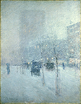 Frederick Childe Hassam Late Afternoon, New York, Winter, 1800 oil painting reproduction