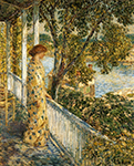 Frederick Childe Hassam Listening to the Orchard Oriole, 1902 oil painting reproduction