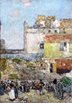 Frederick Childe Hassam Marche, St. Pierre, Montmartre, 1888 oil painting reproduction