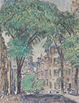 Frederick Childe Hassam Mount Vernon Street, Boston, 1919 oil painting reproduction
