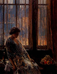 Frederick Childe Hassam New York, Window oil painting reproduction