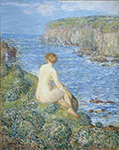 Frederick Childe Hassam Nymph and Sea, 1800 oil painting reproduction
