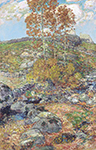 Frederick Childe Hassam October Gold, 1901 oil painting reproduction