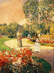 Frederick Childe Hassam Parc Monceau, Paris, 1897 oil painting reproduction