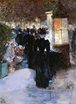 Frederick Childe Hassam Paris Nocturne, 1889 oil painting reproduction